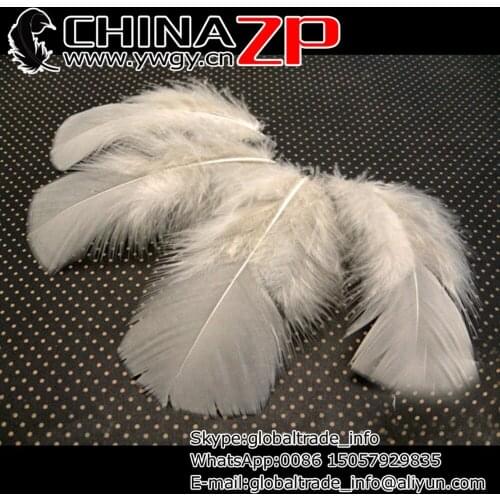 Leading Supplier CHINAZP Factory 1000pcs/lot Cheap Good Quality Ivory Turkey T-Base Plumage Feathers