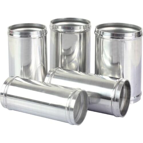 Air Intake Pipe Universal Outside Diameter 51/57/63/70/76mm Polished Aluminum Pipe 500MM 0/45/90/180 Degree Intercooler