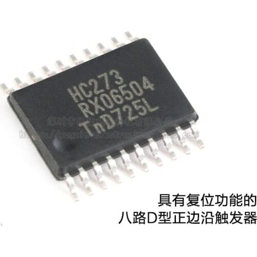74HC273PW,118 TSSOP-20 Reset Function Eight-way D-type Positive Edge Flip-flop