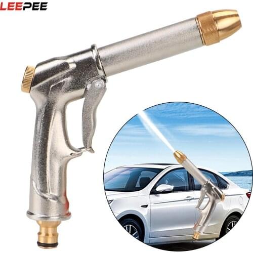 Car Foam Water Gun Copper High-pressure Water Gun Cleaning Tools Watering Hose Nozzle Sprinkler For Car Garden Cleaning Portable