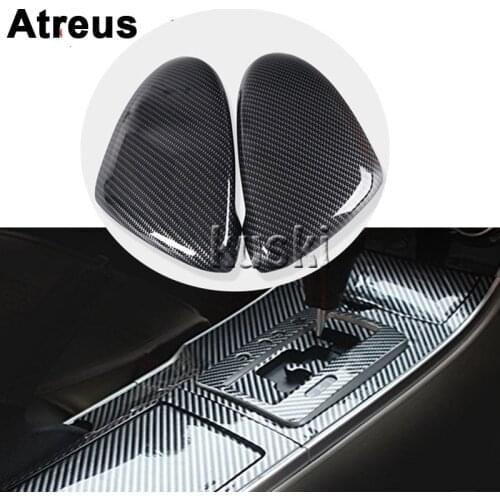 Atreus Car-Styling 5D Carbon Fiber Car Sticker Accessories For Nissan qashqai Citroen c4 c5 c3 Chevrolet cruze aveo Peugeot