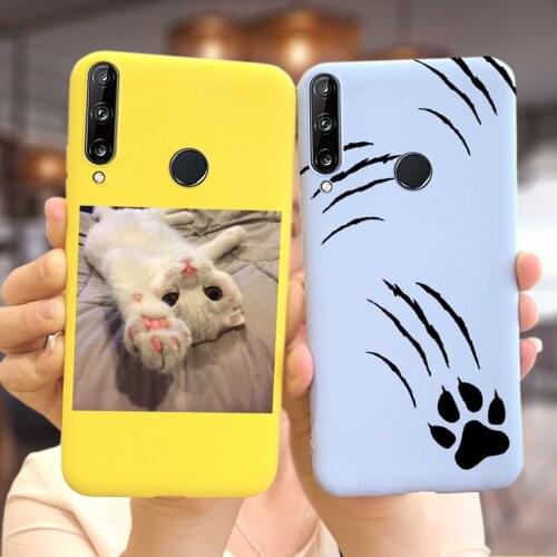 Cute Candy Painted Case For Huawei P40 Lite E Back Cover Soft Silicone Phone Cases For Huawei P40 Lite E Shockproof Cover Bumper