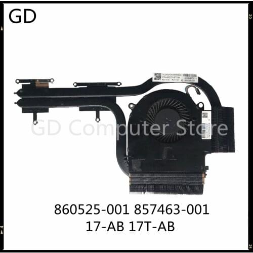 GD Original For HP 17-AB 17T-AB Heatsink Cooling Cooler Fan 860525-001 857463-001 Full Tested Fast Shipping