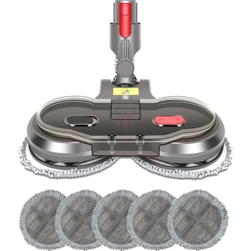 AD-Electric Wet Dry Mopping Head for Dyson V7 V8 V10 V11 Cordless Vacuum Cleaner Accessories with Water Tank Mop Pads