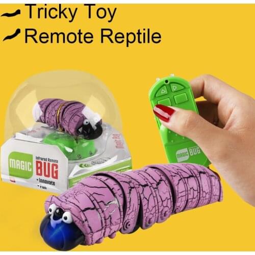 Infrared Remote Control Electronic Toy Simulation Insect Cicada Beetles Interesting Creativity Crawl Vibration Kid Tricky Toy