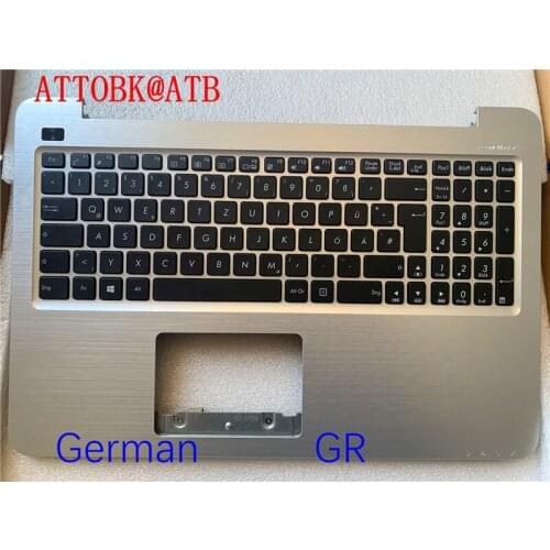 New German/French Laptop Keyboard for Asus X556 FL5900U A556U K556UA X556UA F556U VM591U V556U R558U F556UQ Palmrest Cover