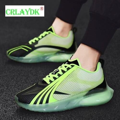 CRLAYDK Mens Fashion Sports Shoes Mesh Breathable Running Sneakers Tennis Comfortable Casual Outdoor Footwear Walking Trainers