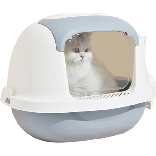 Hot selling simple sifting ms cat litter box enclosed design pet supplies cat