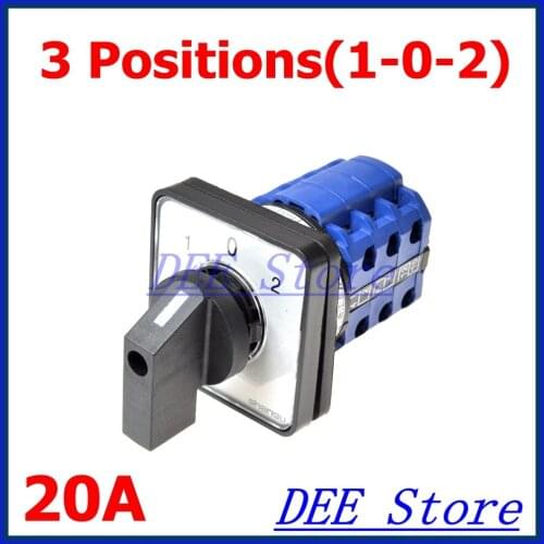 LW28-20/3 Rotary Selector 3 Positions Universal Changeover Switch