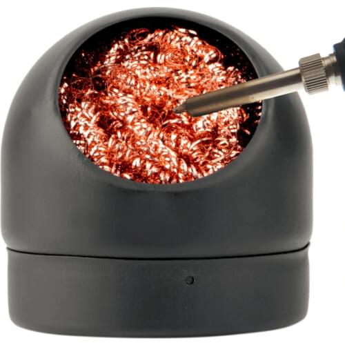 2018 Brand New 1pcs Wire With Stand Set Welding Soldering Solder Iron Tip Cleaner Cleaning Steel Hot Selling Wholesale