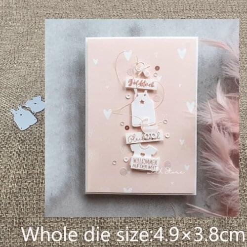 New Design Craft Metal stencil mold Cutting Dies baby clothes decoration scrapbook die cuts Album Paper Card Craft Embossing