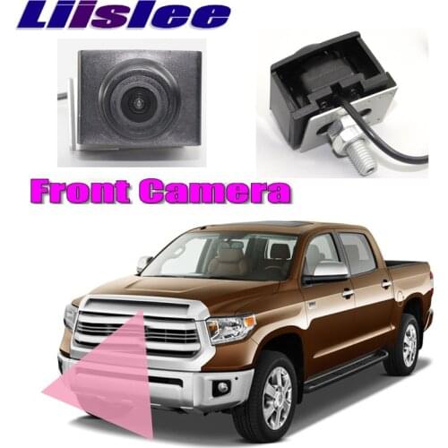For Toyota Tundra XK50 2007~2020 Car LOGO Front CAM Night Vision HD Waterproof Wide Angle Degree Embedded Blind Spot Area Camera