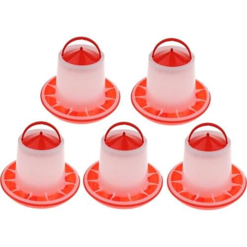 Chicken Quail Drinking Cups Fowl Quart Birds Pigeons Pheasant Feeder Waterer