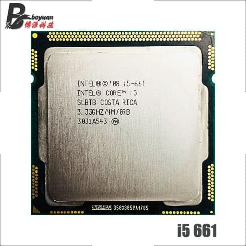 Intel Core i5-661 i5 661 3.3 GHz Dual-Core CPU Processor 4M 87W LGA 1156