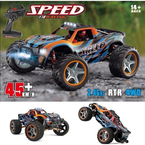 45KM/H High Speed RC Racing Car Large Size Off Load Climbing Car Shock Absorber Waterproof Vehical Buggy Toys Adults Child Gifts