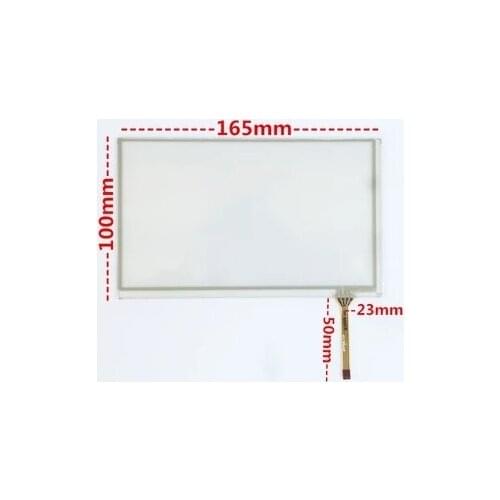 165*100 new 7 inch 4 wire resistance car navigation video GPS/DVD touch screen 165mm*100mm