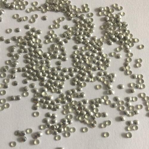 5000PCS/lot 2mm Hotfix Studs Round Silver Flat Back Iron On Nailheads Glue on FlatBack DIY Rhinestuds Garments Accessories Beads