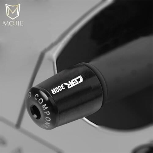 Motorcycle Accessories 7/8" 22MM Handlebar Hand Grips Handle Bar End Cap For Honda CBR300R/CB300F/FA 2014-2018 2015 2016 2017