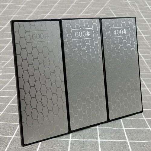 Diamond sharpening stone 400 600 1000 grit double sides knife sharpener for knife grind honing kitchen outdoor tools