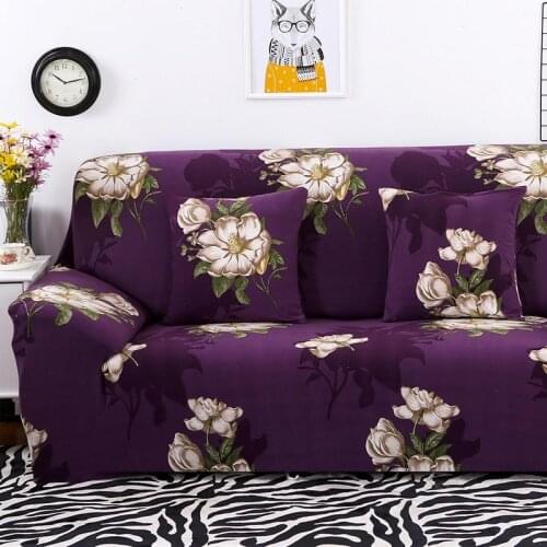Fashion Printed Sofa Cover Stretch Furniture Covers Elastic Sofa Cover Slipcovers Furniture Protector 1/2/3/4 Seater Sofa Cover