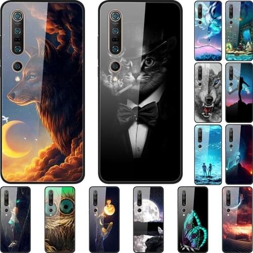 Glass Case For Xiaomi 10 And 10 Pro Tempered Glass Case Phone Case Phone Shell Series 3