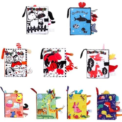 Anime Baby Book Soft Cloth Books for baby toys 0 12 months Baby Toys Educational Soft Book Baby Soft Baby Toys for Children