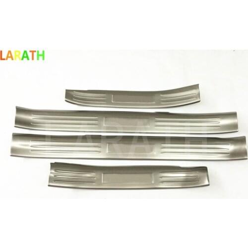 For Hyundai Tucson 2015 2016 2017 2018 Stainless Steel Internal Scuff Plate Gaurds Pedal Pad Protector Car Accessories