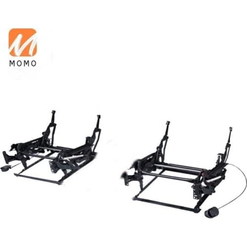 Black metal two seats recliner sofa mechanism for furniture living room or office sofa bed