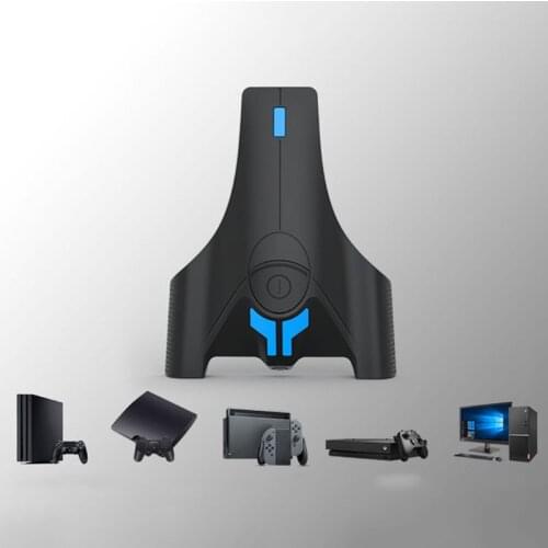 2021 New Gamepad Controller Converter Keyboard Mouse Adapter for PS4 X-BOX ONE Switch Game Accessories with Blue Indicator Light