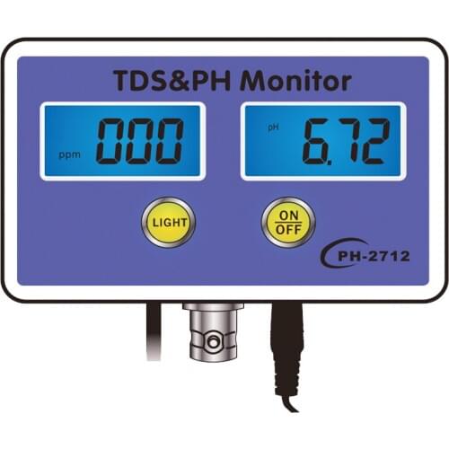 Fish tank water quality detection TDS / pH long term monitor fish tank pH tester aquarium pH pH meter