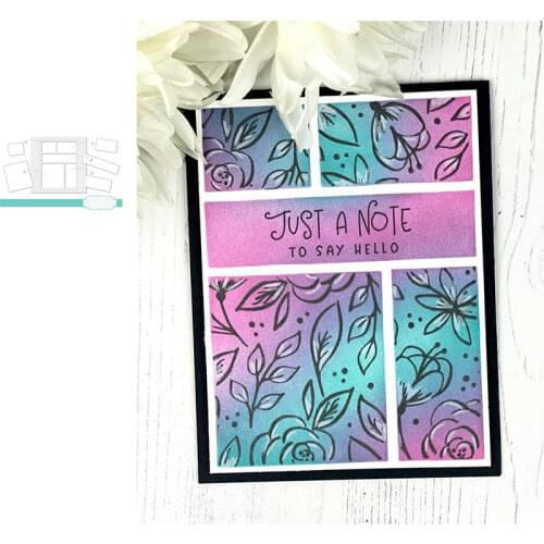 Divide the square rectangle Decoration Metal Cutting Stencil DIY Scrapbooking Easter Craft Embossing Making Stencil