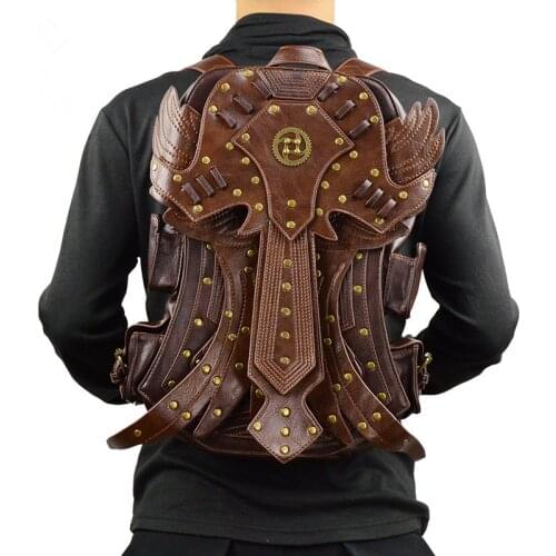 Original womens backpack Punk Rock Retro tourists backpack