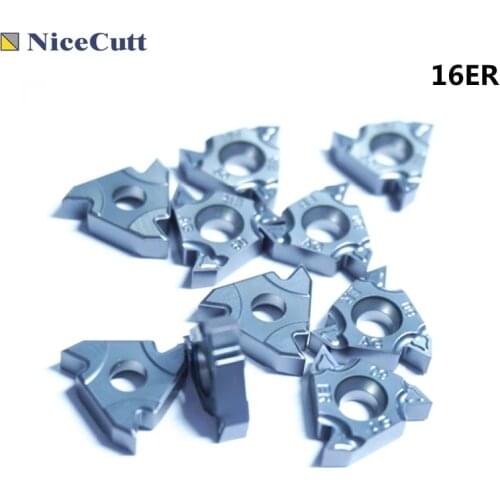 Nicecutt 16ER Threading Turning Insert Carbide Turning Insert Blade инструменты Indexable Tungsten Lathe Toos
