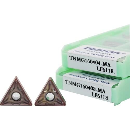 10pcs TNMG160404 MA Carbide Inserts TNMG 160408 Blade Cutter CNC Lathe External Turning Tool Stainless Steel Free Ship
