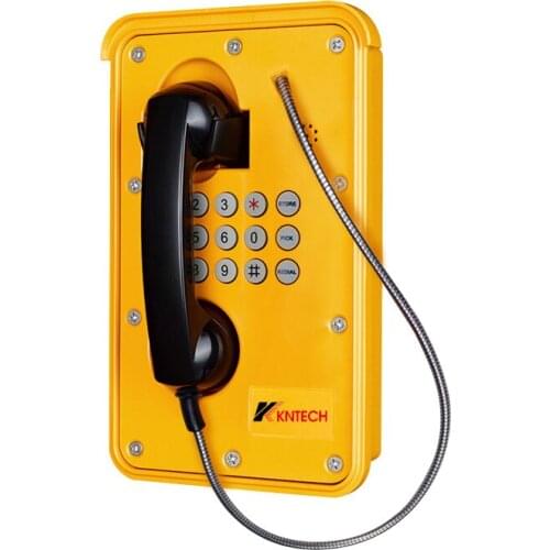 KNTECH Weatherproof Dust-proof Industrial Telephone Set for Railway Heavy Duty Telephone KNSP-09