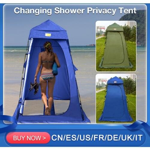 Outdoor Privacy Tent Rainproof And Sunscreen Changing Shower Room Mobile Toilet Fishing Awning For Outdoor Beach Camping Travel