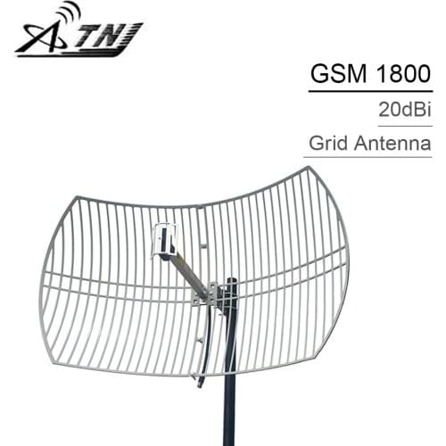 20dBi High Gain External Grid Antenna 1710-1880mhz Work For AWS 1700 DCS/LTE 1800 Mobile Phone Signal Booster N female Connector