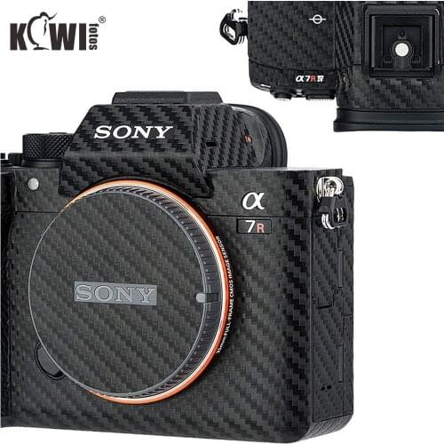 Kiwi Anti-Scratch Camera Body Skin Cover Protector for Sony A7R IV A7RIV A7R Mark IV A7R4 - 3M Sticker Carbon Fiber Style Film