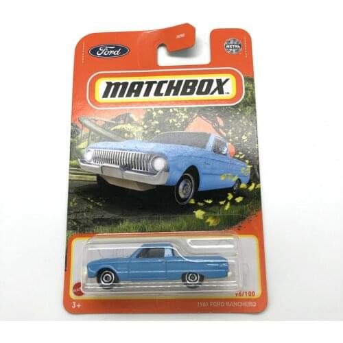 2021 Matchbox Cars 1961 FORD RANCHERO 1/64 Metal Diecast Collection Alloy Model Car Toys