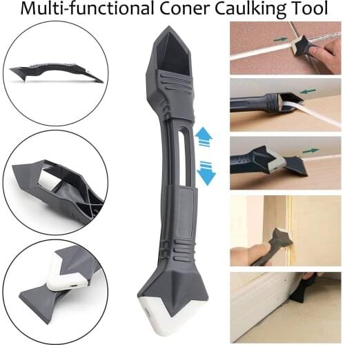 3 In1 Glass Glue Angle Scraper Caulking Tool shovel binder Multifunctional Rubber Shovel Silicone Remover Angle Seam Shovels