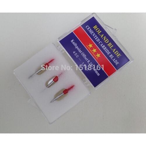 6Pcs /set 45 Degree High Quality Roland GCC Cutting Plotter Blade Vinyl Cutter Knife free shipping