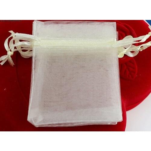 600pcs Direct Manufacturer Organza drawstring bags custom 12*36cm jewelry bags cheap storage pouch wedding gift bag