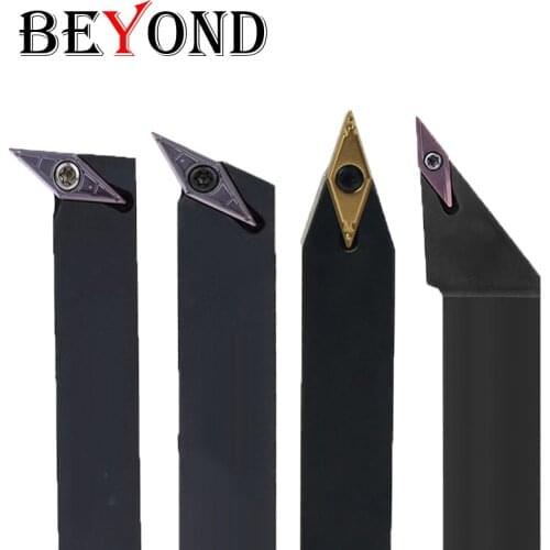 BEYOND SVJBR SVVBN SVQBR SVUBR SVJBR1010H11 VBMT Carbide Inserts External Turning Lathe Tool Holder CNC Cutting Tools Shank