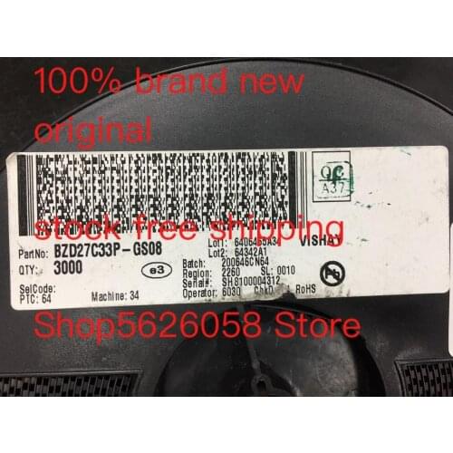 BZD27C33P-GS08 SOD123 100% new original freeshipping 50PCS/LOT STOCK