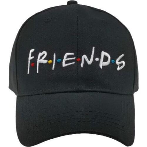 Embroidery Letter FRIENDS Dad Hat For Men High Quality Cotton K Pop Women Baseball Cap Hip Hop Streetwear Curved Sports Hat Bone