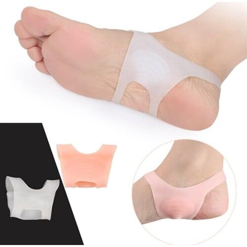 2PC O-type Foot Corrector Insoles Pads No Slip Shoes For Men And Women Silicone Orthopedic Insole Foot Insoles Arch Support Pad