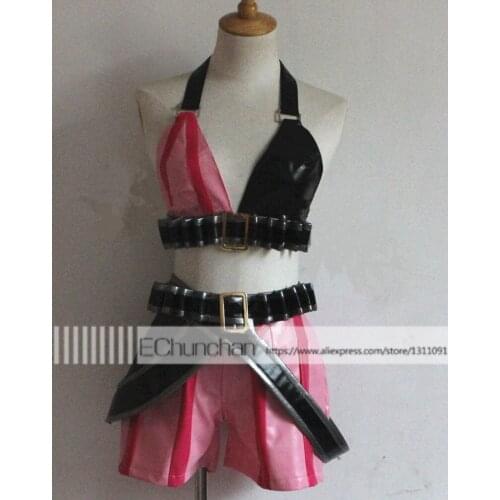 LOL Jinx Cosplay Costume Halloween Uniform Outfit Custom Made