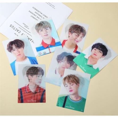 Kpop Bangtan Boys New 2020 SEASONS GREETINGS Album Same PhotoCard 3d Card FlashCard Poster Jungkook V Suga Jimin Rm Jin