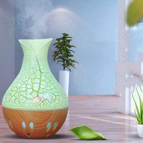 Mini Ultrasonic Electric Air Humidifier USB Aroma Diffuser Wood Grain Aromatherapy Essential Oil Atomizer for Home Office 1PCS