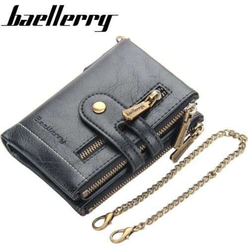 New PU Leather Wallet Fashion Men Coin Purse Small Card Holder PORTFOLIO Portomonee Male Walet for Friend Money Bag 2021